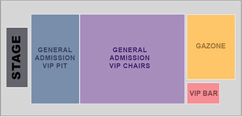 5th Street Beach Stage Seating Chart