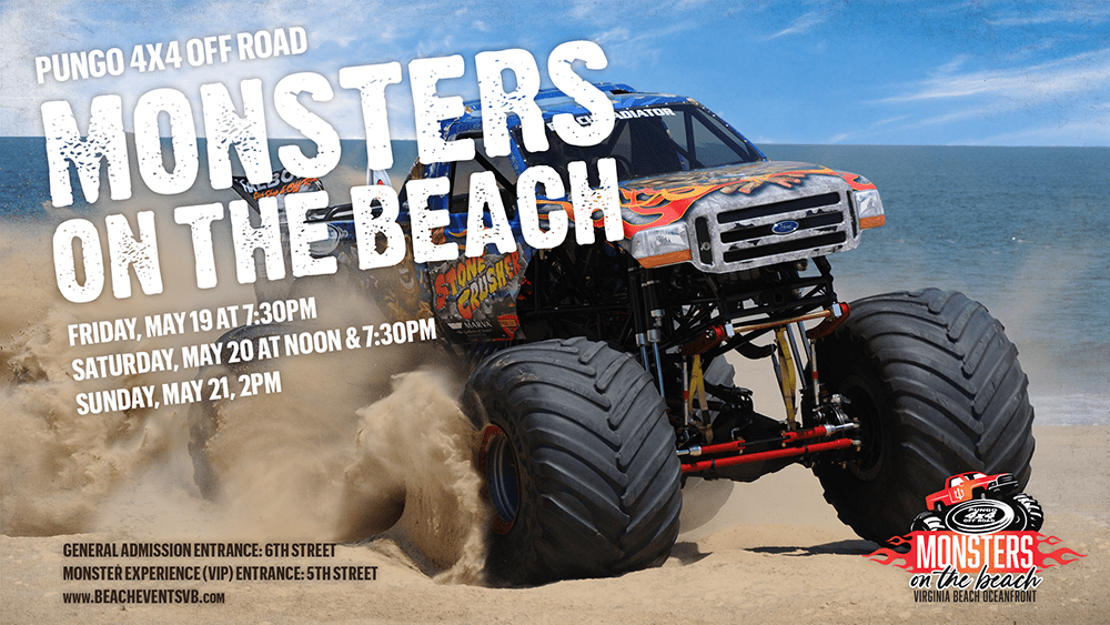 Pungo Offroad Monsters On The Beach at 5th Street Beach Stage